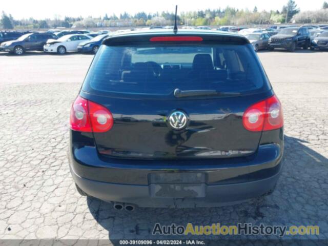 VOLKSWAGEN RABBIT S, WVWBA71K68W006201