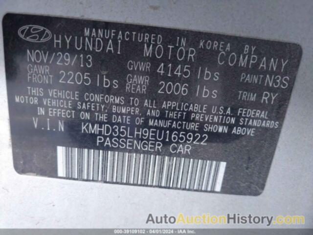 HYUNDAI ELANTRA GT, KMHD35LH9EU165922