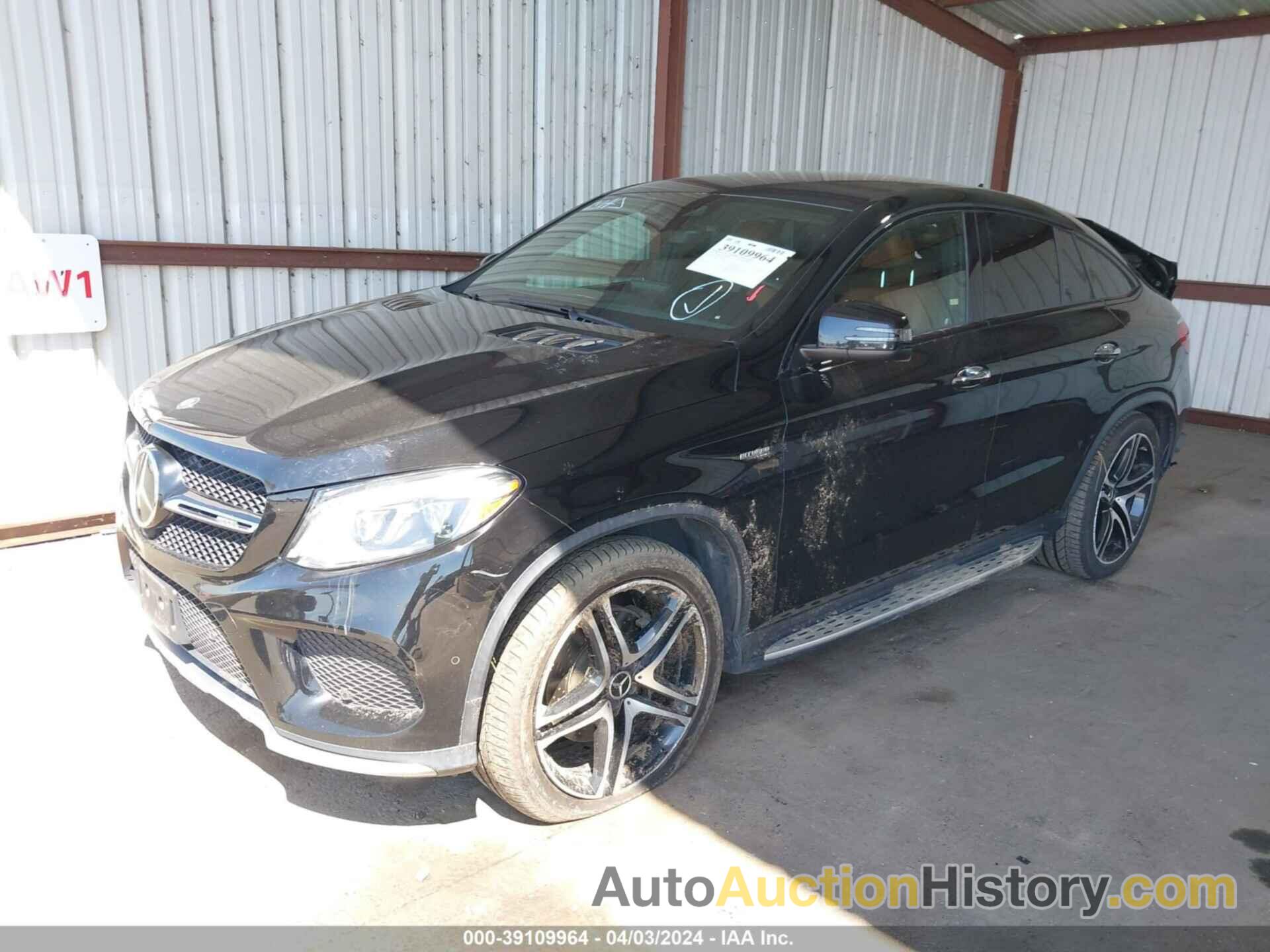 MERCEDES-BENZ AMG GLE 43 COUPE 4MATIC, 4JGED6EB7HA066473