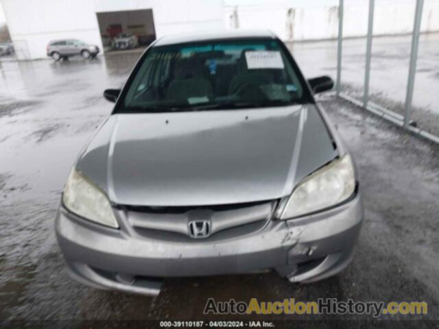 HONDA CIVIC LX, 2HGES16555H574672