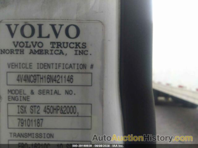 VOLVO VN VNL, 4V4NC9TH16N421146