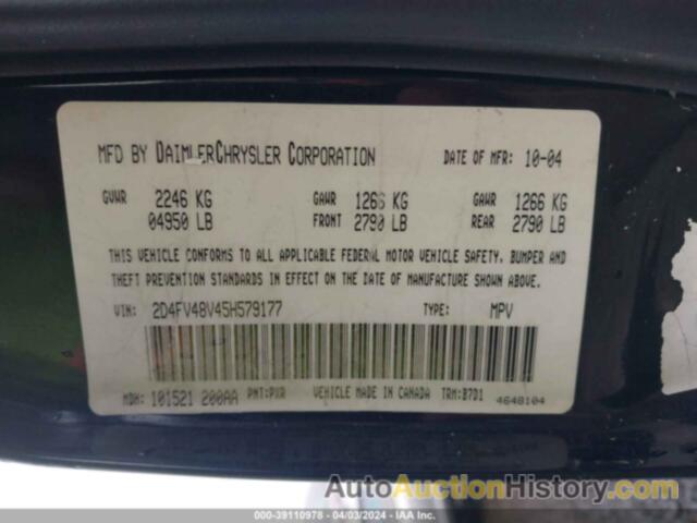 DODGE MAGNUM SXT, 2D4FV48V45H579177