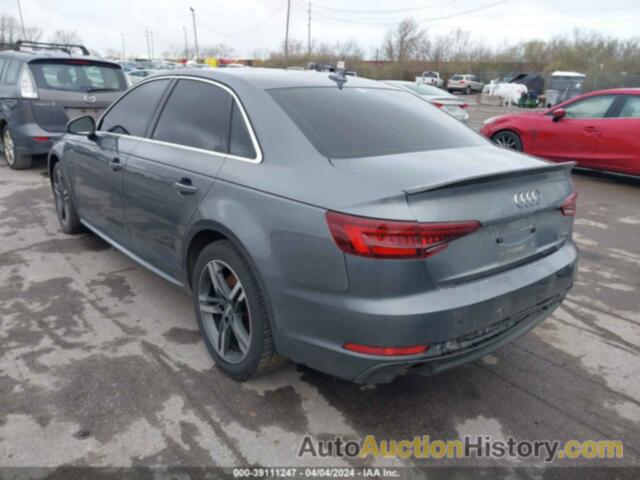 AUDI A4 2.0T PREMIUM/2.0T TECH PREMIUM, WAUENAF47JA105070