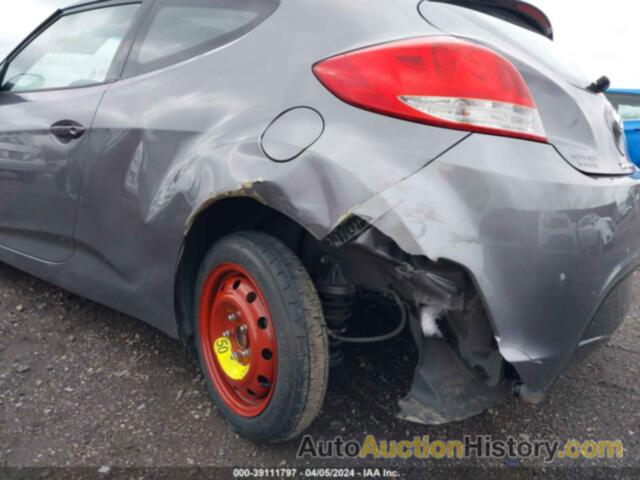 HYUNDAI VELOSTER BASE W/YELLOW ACCENT (A6), KMHTC6AD6GU256943