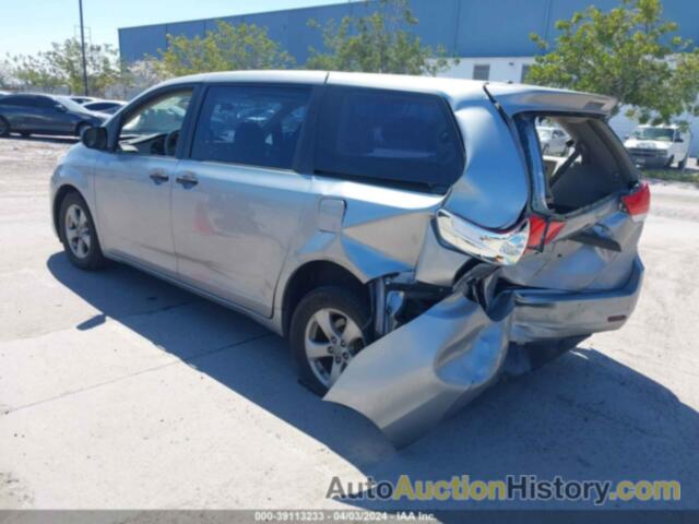 TOYOTA SIENNA BASE V6, 5TDZK3DCXBS009229