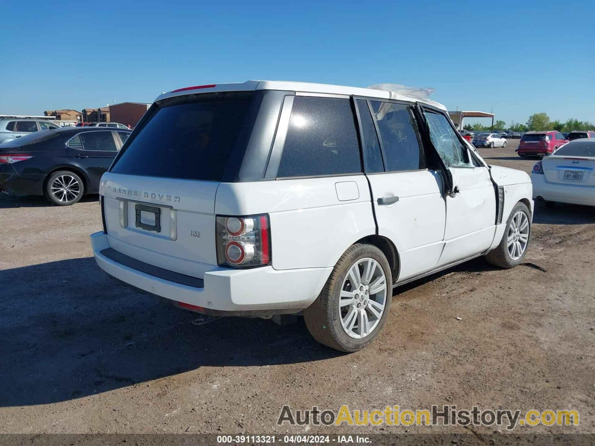 LAND ROVER RANGE ROVER HSE, SALMF1D43BA348688