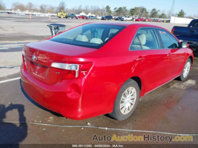 TOYOTA CAMRY LE, 4T4BF1FK0CR209680