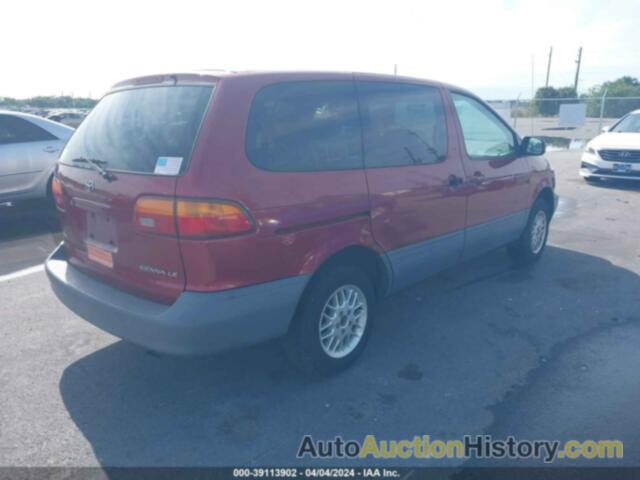 TOYOTA SIENNA LE, 4T3ZF13C8WU088687