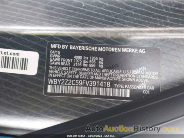 BMW I8, WBY2Z2C59FV391418