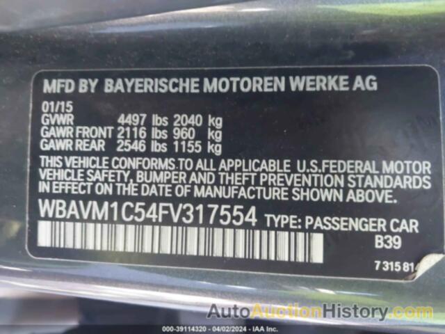 BMW X1 SDRIVE28I, WBAVM1C54FV317554