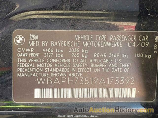 BMW 328 I, WBAPH73519A173392