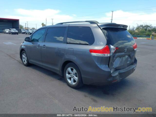 TOYOTA SIENNA LE V6 7 PASSENGER AUTO ACCESS SEAT/LE V6 8 PASSENGER, 5TDKK3DC1DS333206