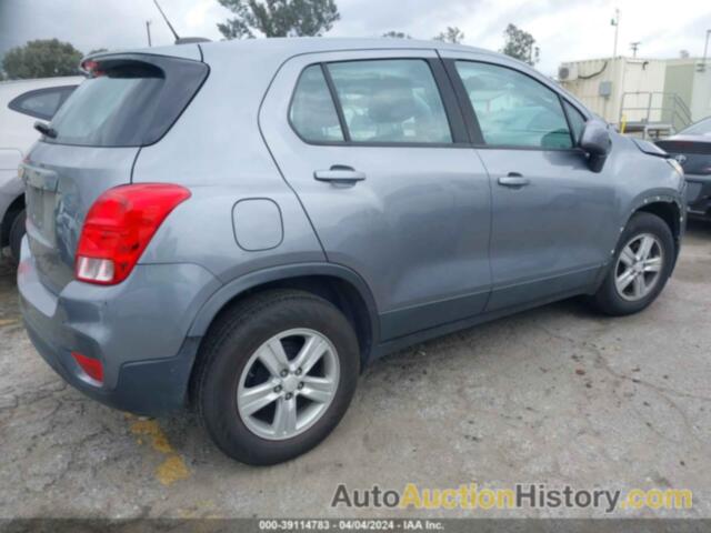 CHEVROLET TRAX FWD LS, 3GNCJKSBXLL155934