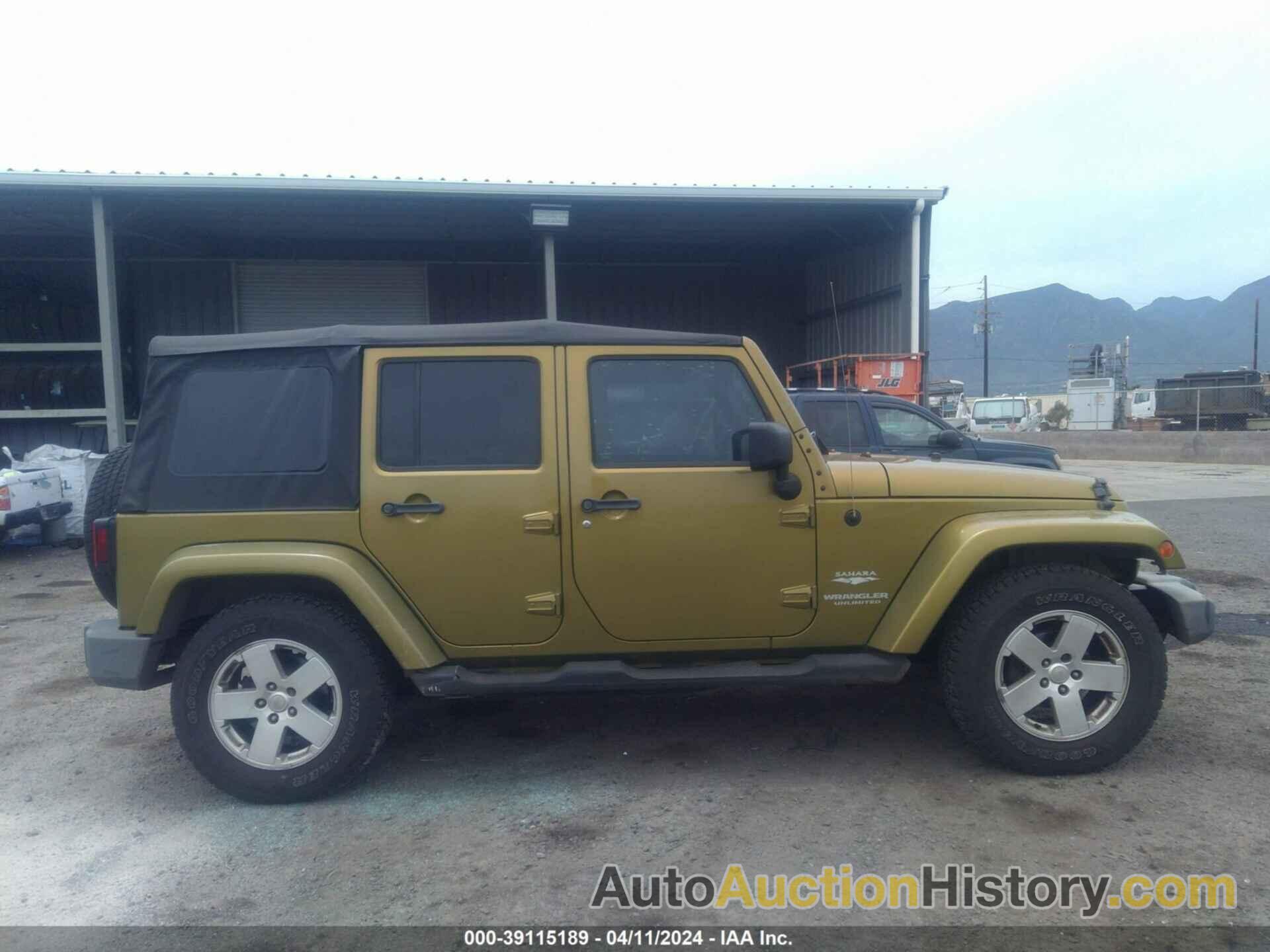 JEEP WRANGLER UNLIMITED SAHARA, 1J4GB59197L184326