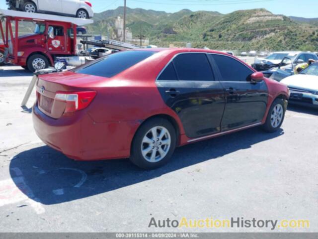 TOYOTA CAMRY LE, 4T1BF1FK6CU528222
