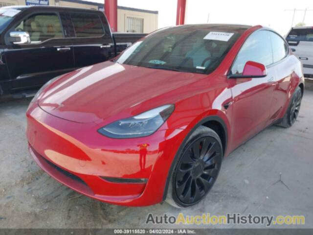 TESLA MODEL Y AWD/PERFORMANCE DUAL MOTOR ALL-WHEEL DRIVE, 7SAYGDEF0PF754954