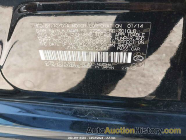 LEXUS LS 460, JTHBL5EF7E5127881