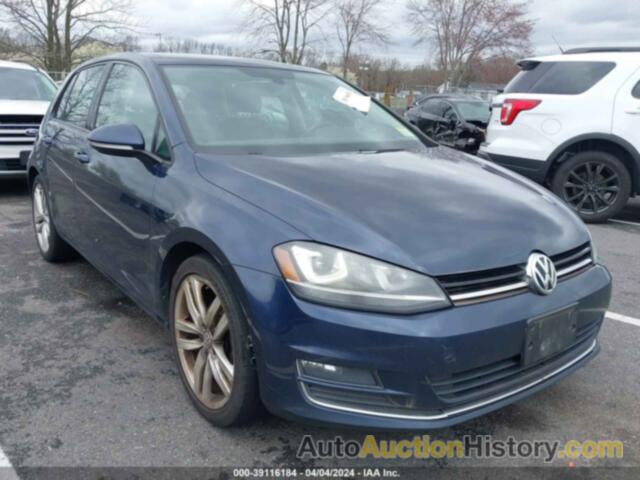 VOLKSWAGEN GOLF TSI SEL 4-DOOR, 3VW217AU5FM006038