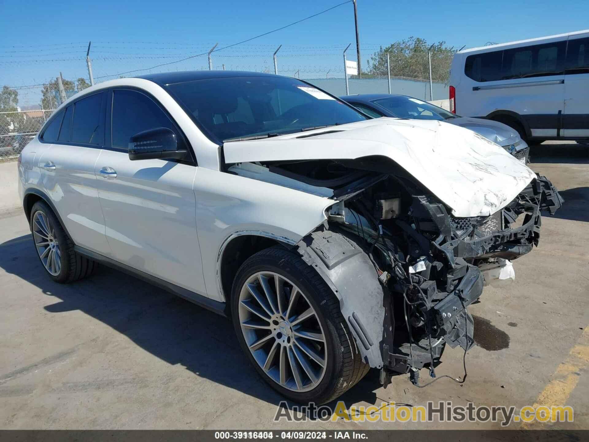 MERCEDES-BENZ AMG GLE 43 COUPE 4MATIC, 4JGED6EB4HA057732