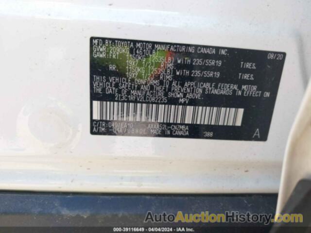 TOYOTA RAV4 XLE PREMIUM, 2T3C1RFV2LC082235