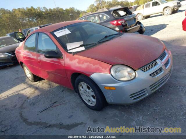 DODGE NEON SXT, 1B3ES56C54D645998