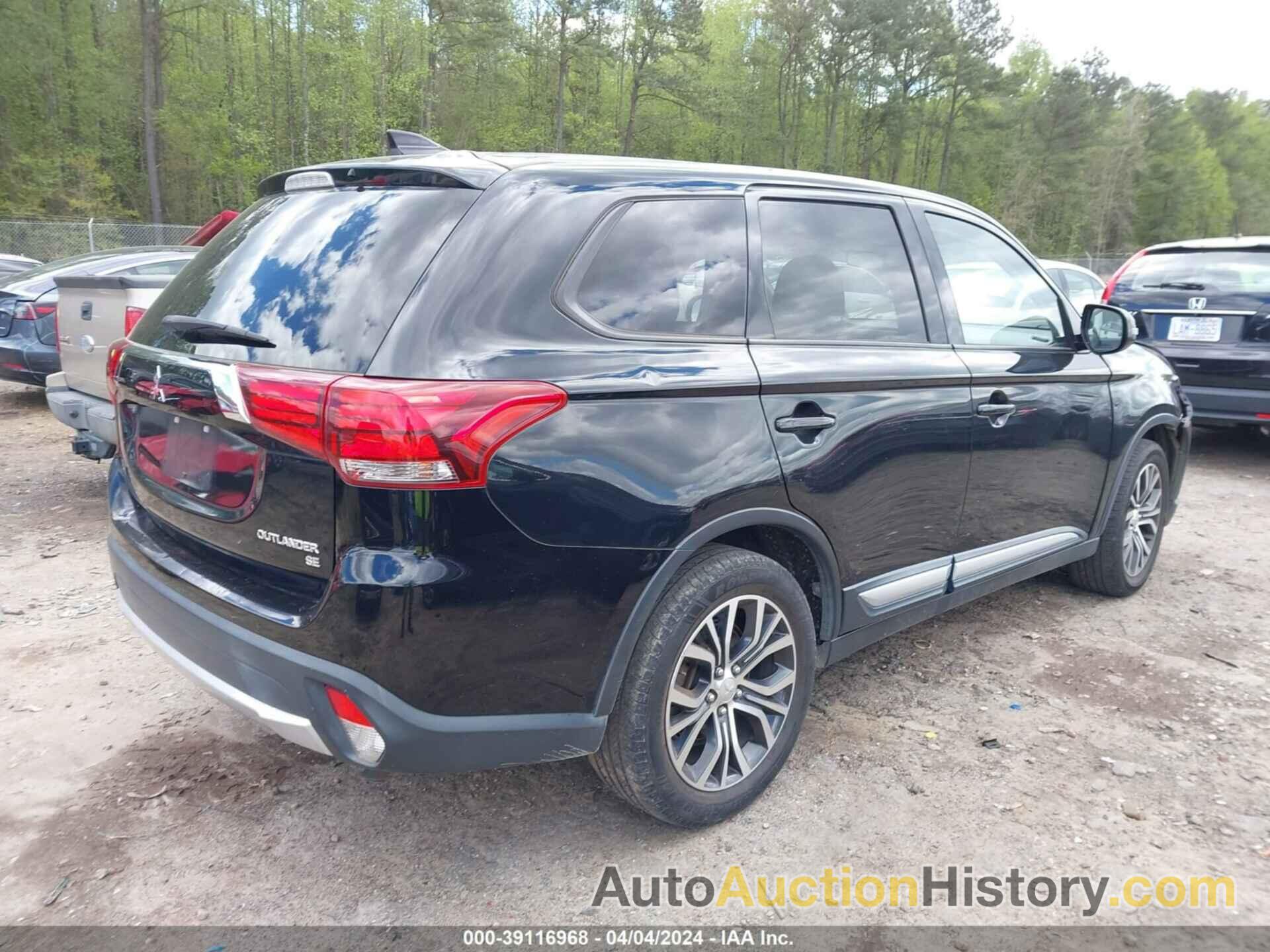 MITSUBISHI OUTLANDER SE/SEL/LE, JA4AD3A37JJ003955