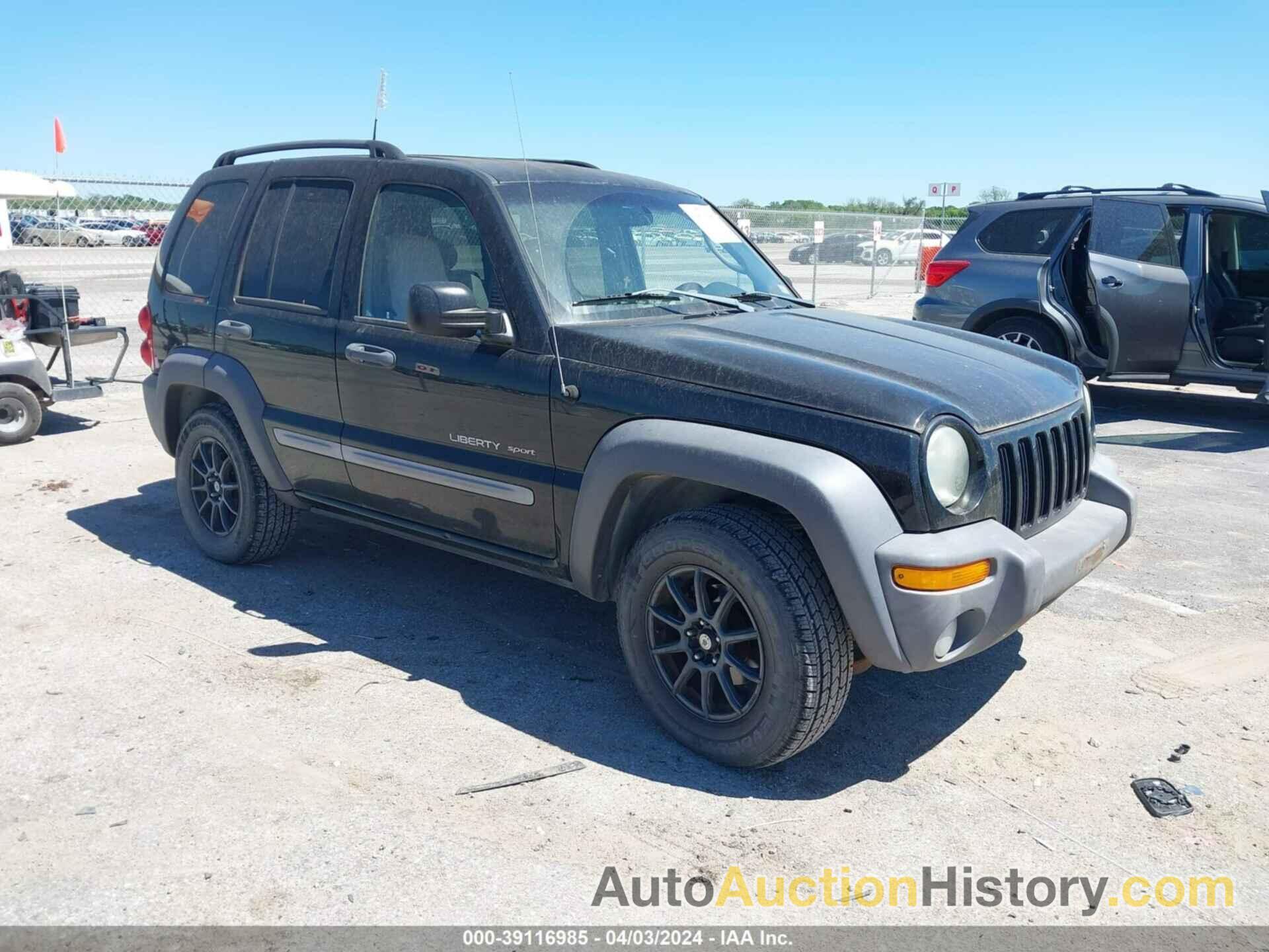 JEEP LIBERTY SPORT, 1J4GL48K23W576011