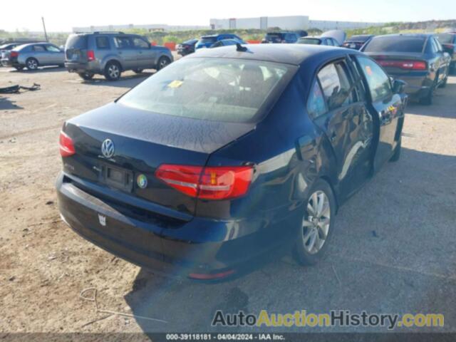 VOLKSWAGEN JETTA S, 3VW2K7AJ7FM316226