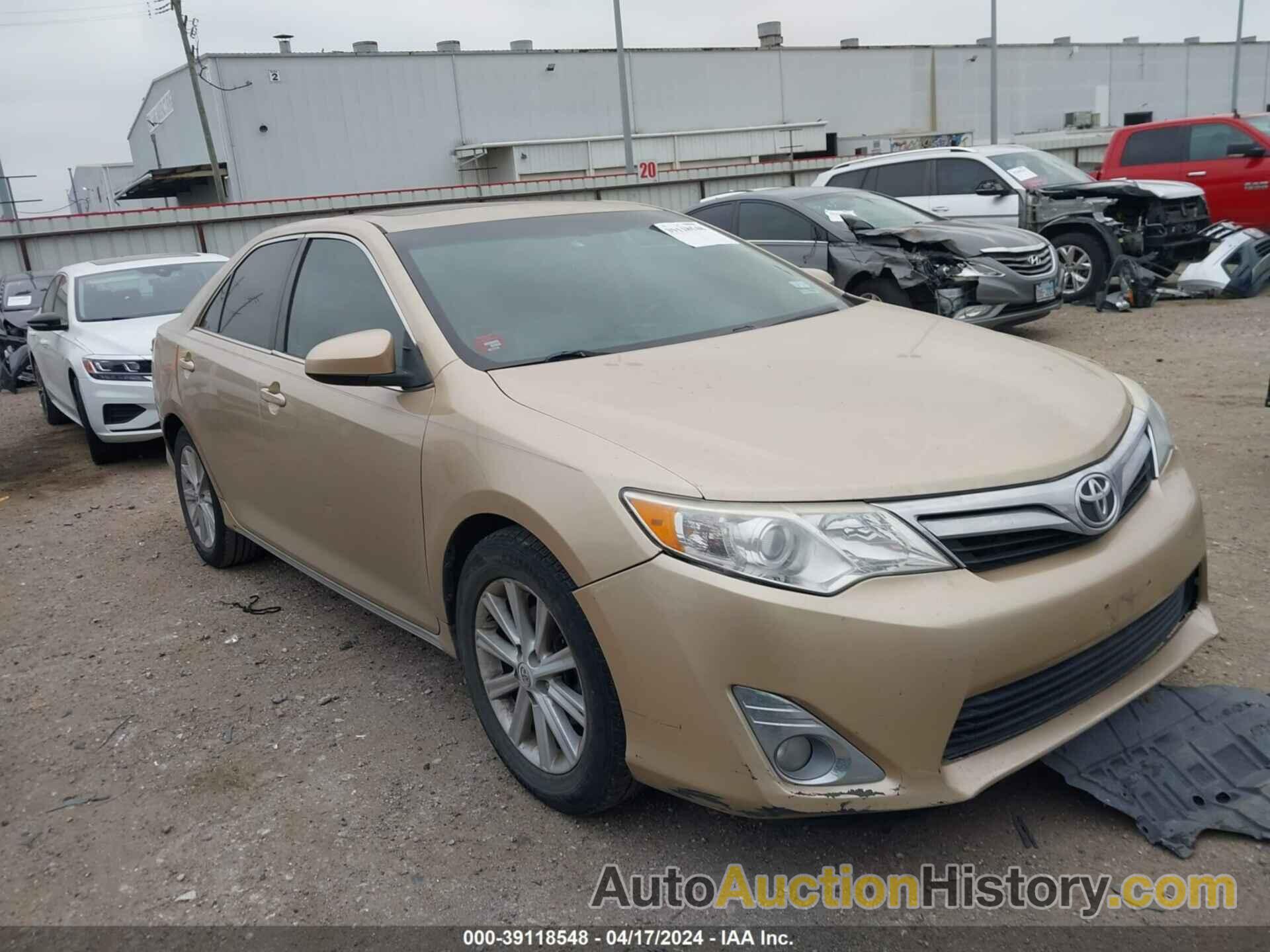 TOYOTA CAMRY XLE V6, 4T1BK1FK1CU003774