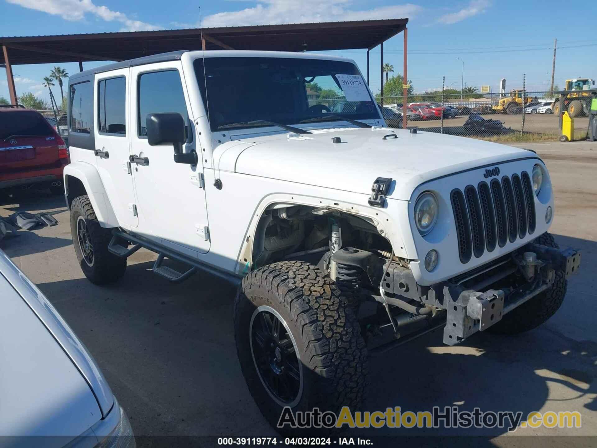 JEEP WRANGLER UNLIMITED SPORT, 1C4HJWDG4EL208494