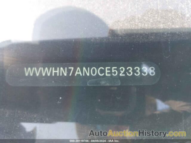 VOLKSWAGEN CC LUX PLUS, WVWHN7AN0CE523338