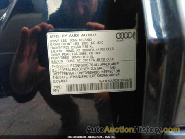 AUDI Q7 3.0 TDI PREMIUM, WA1LMAFE3ED004435