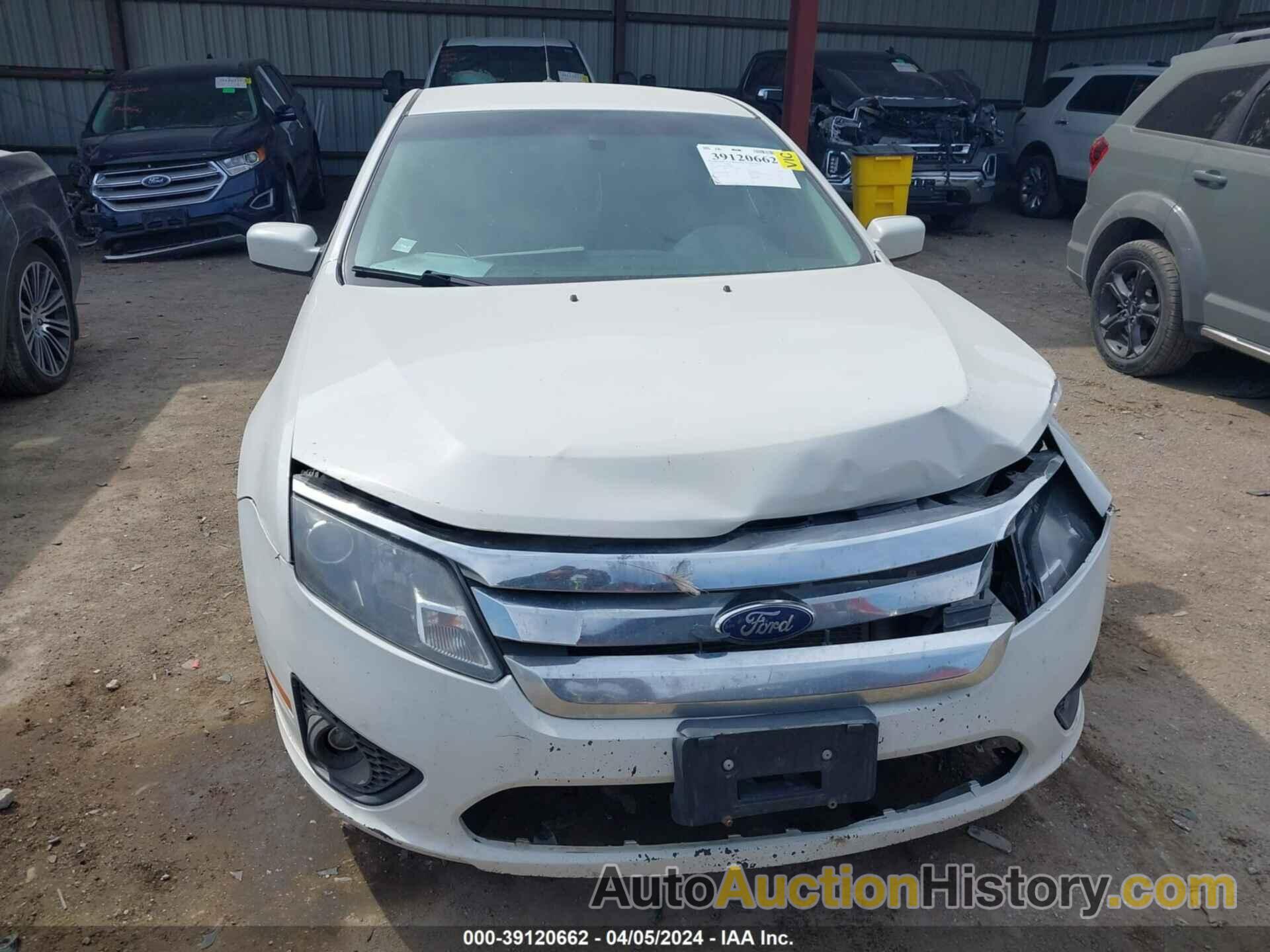 FORD FUSION SEL, 3FAHP0CG7CR306923