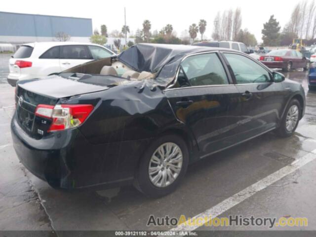 TOYOTA CAMRY HYBRID LE, 4T1BD1FK5CU009099