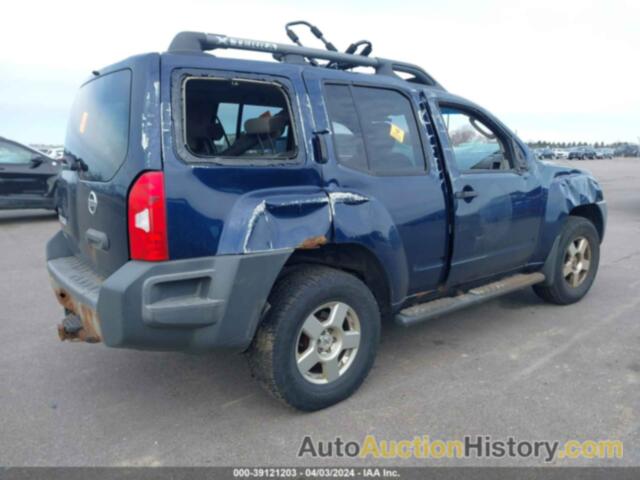 NISSAN XTERRA S, 5N1AN08WX8C529587