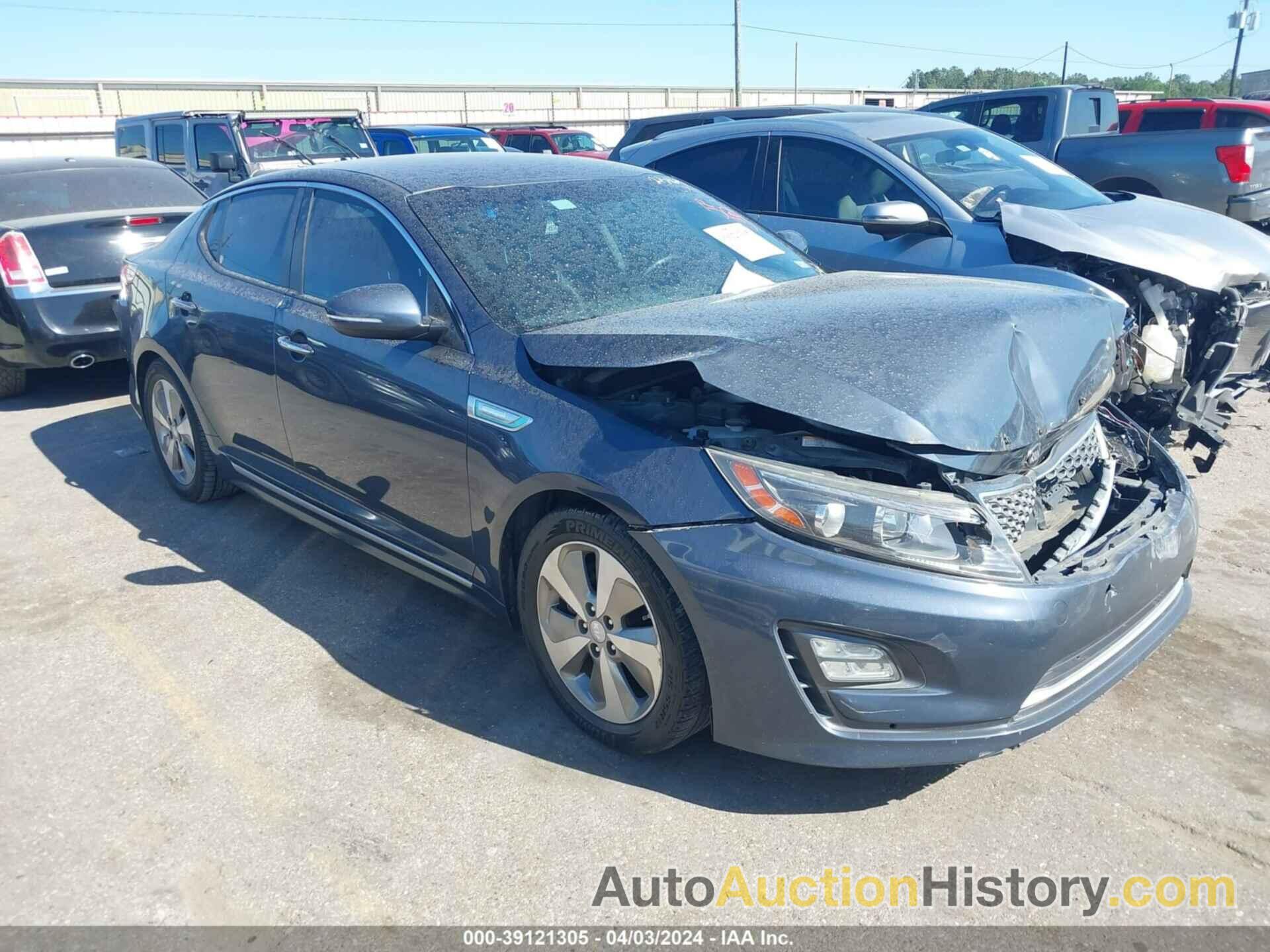 KIA OPTIMA HYBRID EX, KNAGN4AD0E5062501