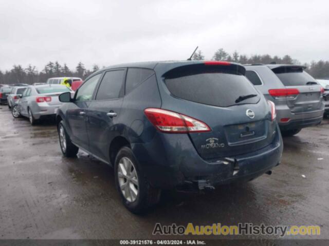 NISSAN MURANO S, JN8AZ1MW9DW308953