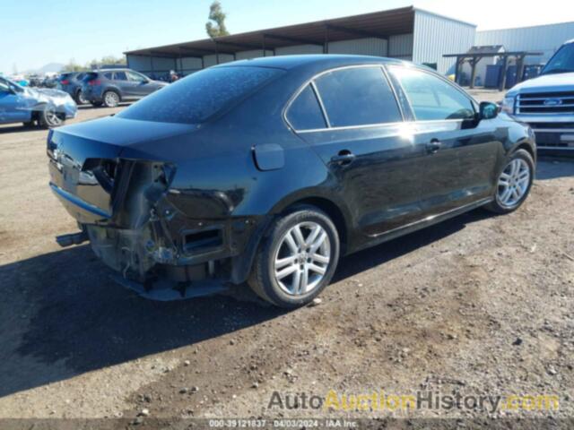 VOLKSWAGEN JETTA 2.0L S, 3VW2K7AJ6FM254141