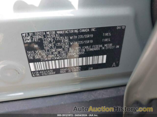 TOYOTA RAV4 XLE PREMIUM, 2T3A1RFV3KW045053