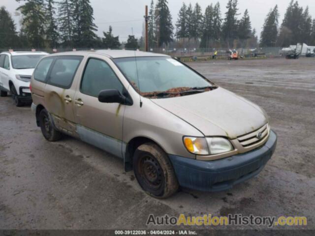 TOYOTA SIENNA, 4T3ZF19C51U393662