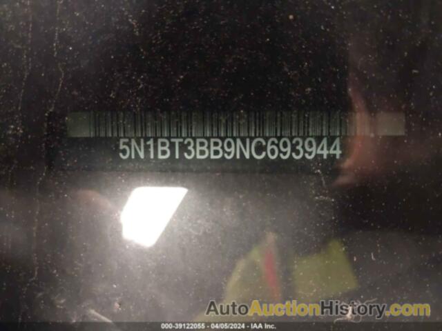 NISSAN ROGUE SV, 5N1BT3BB9NC693944