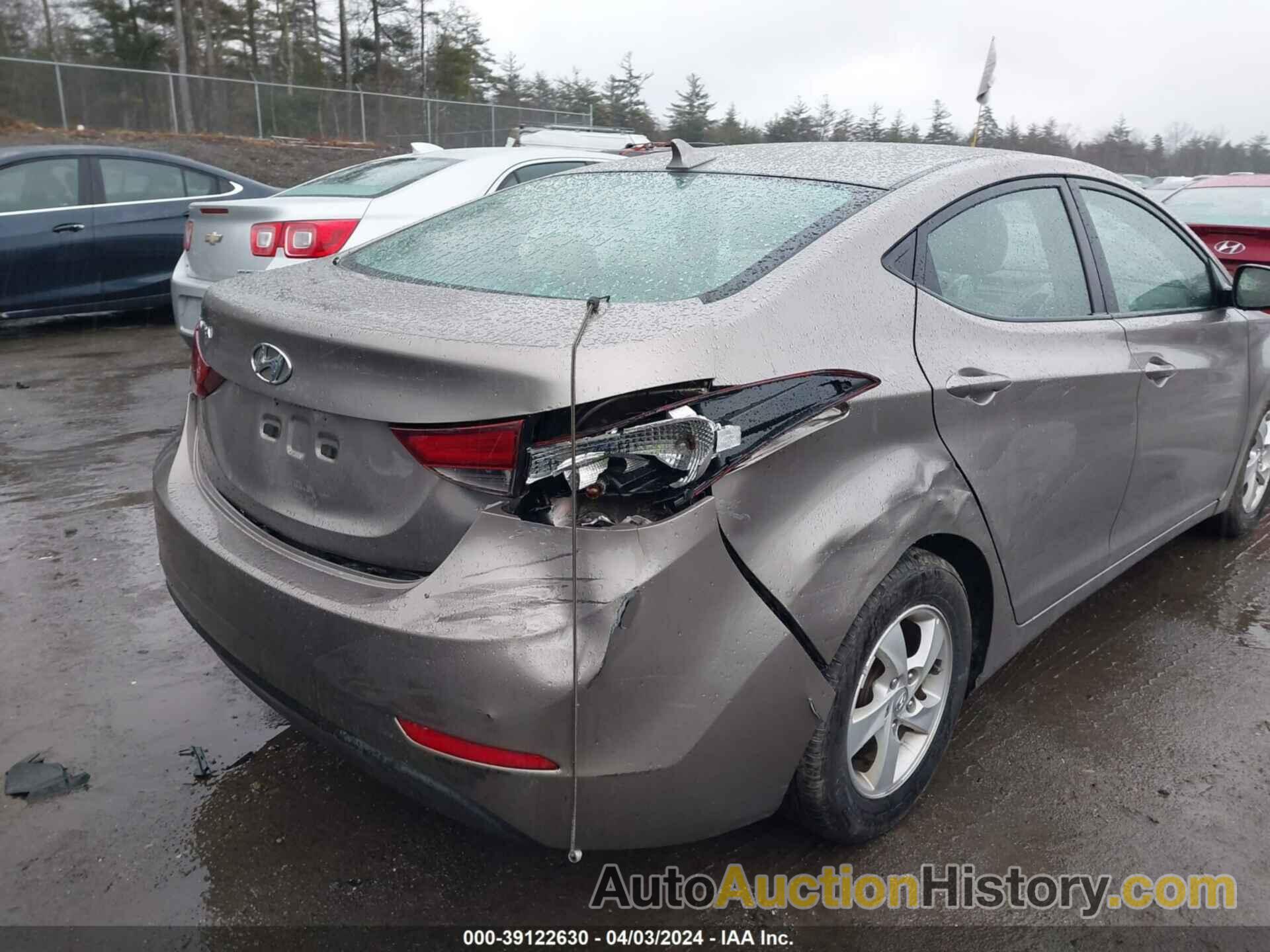 HYUNDAI ELANTRA SE, 5NPDH4AE9FH559974