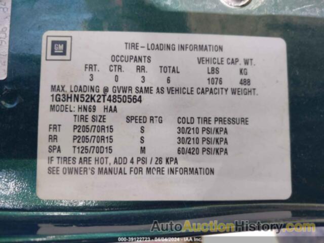 OLDSMOBILE 88 LS, 1G3HN52K2T4850564