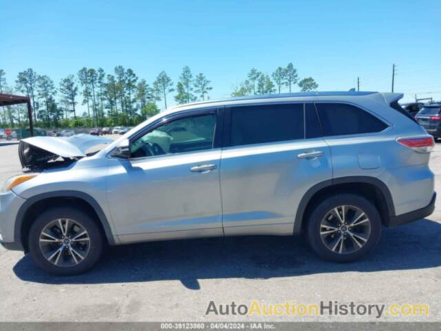 TOYOTA HIGHLANDER XLE V6, 5TDKKRFHXGS158762