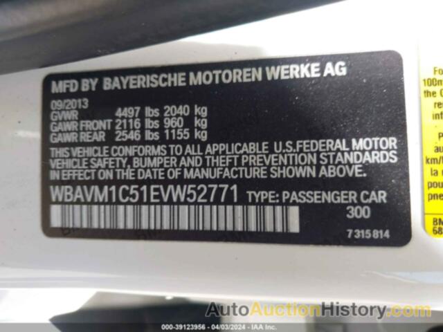 BMW X1 SDRIVE28I, WBAVM1C51EVW52771