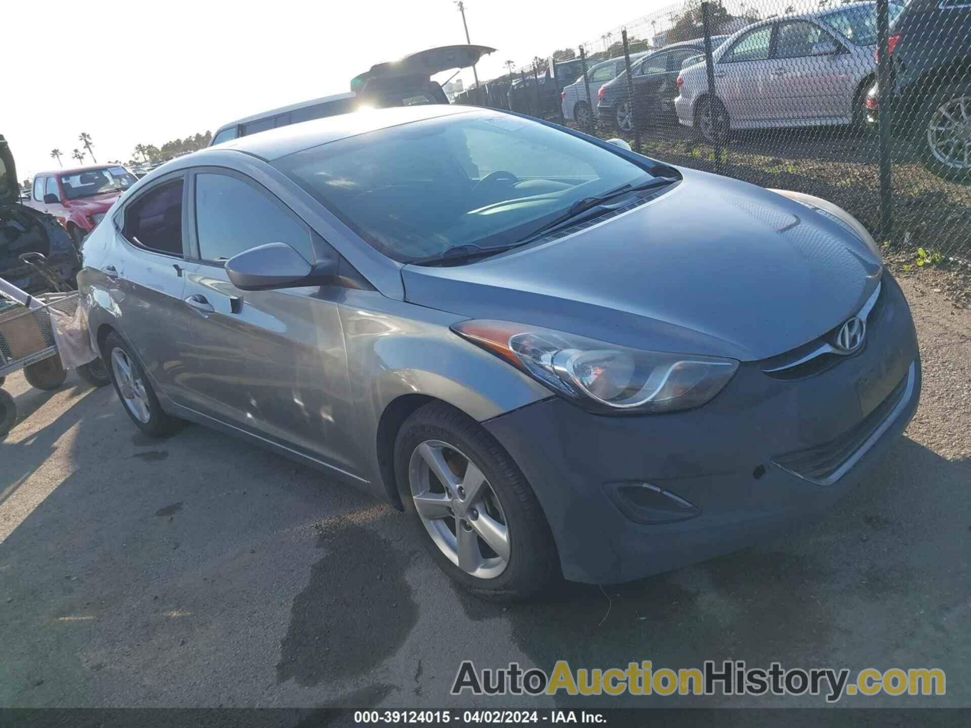 HYUNDAI ELANTRA GLS, KMHDH4AEXDU812573