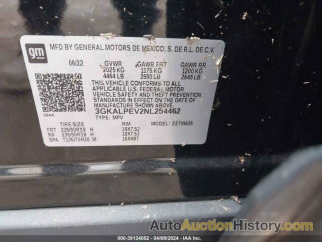 GMC TERRAIN FWD SLT, 3GKALPEV2NL254462