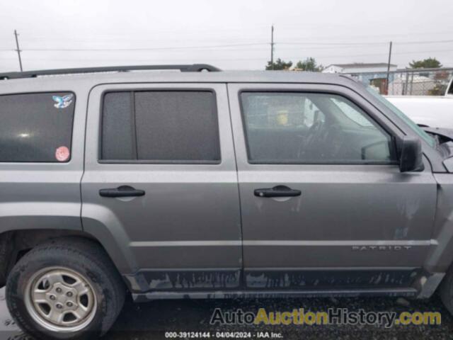 JEEP PATRIOT SPORT, 1C4NJRBB1DD228853