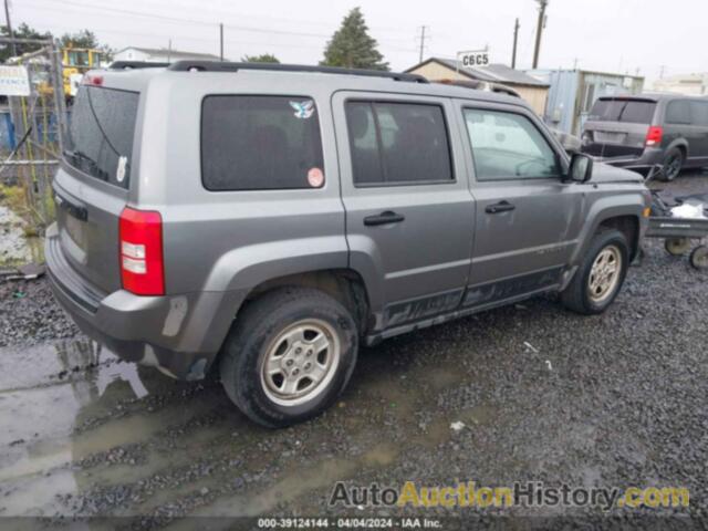 JEEP PATRIOT SPORT, 1C4NJRBB1DD228853