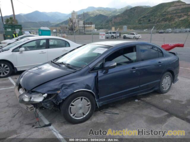 HONDA CIVIC HYBRID, JHMFA36249S012220